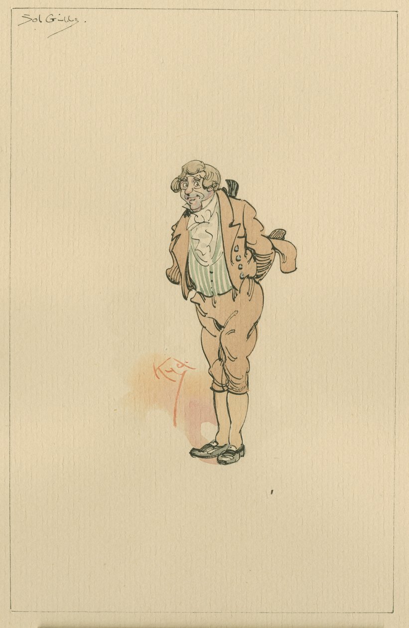 Solomon Gills, ou Oncle Sol, vers les années 1920 - Joseph Clayton Clarke