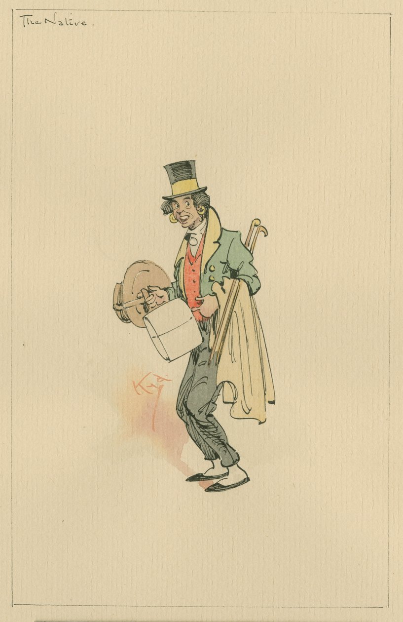 Le natif, vers les années 1920 - Joseph Clayton Clarke