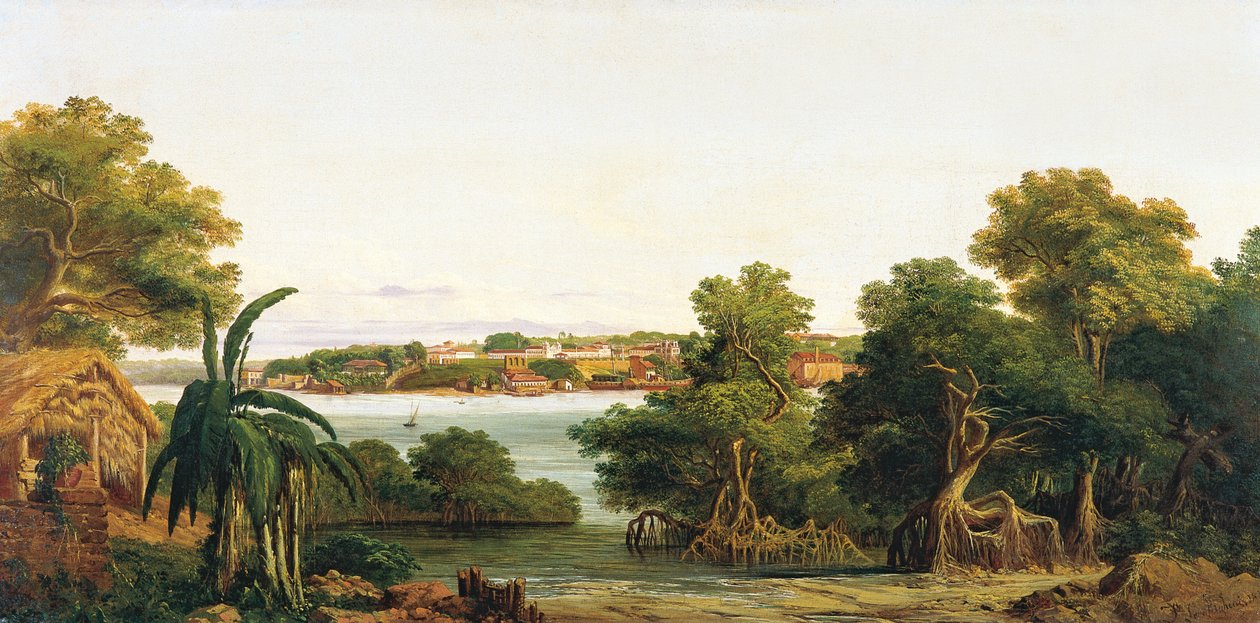 Vue de São Luís do Maranhão - Joseph Léon Righini