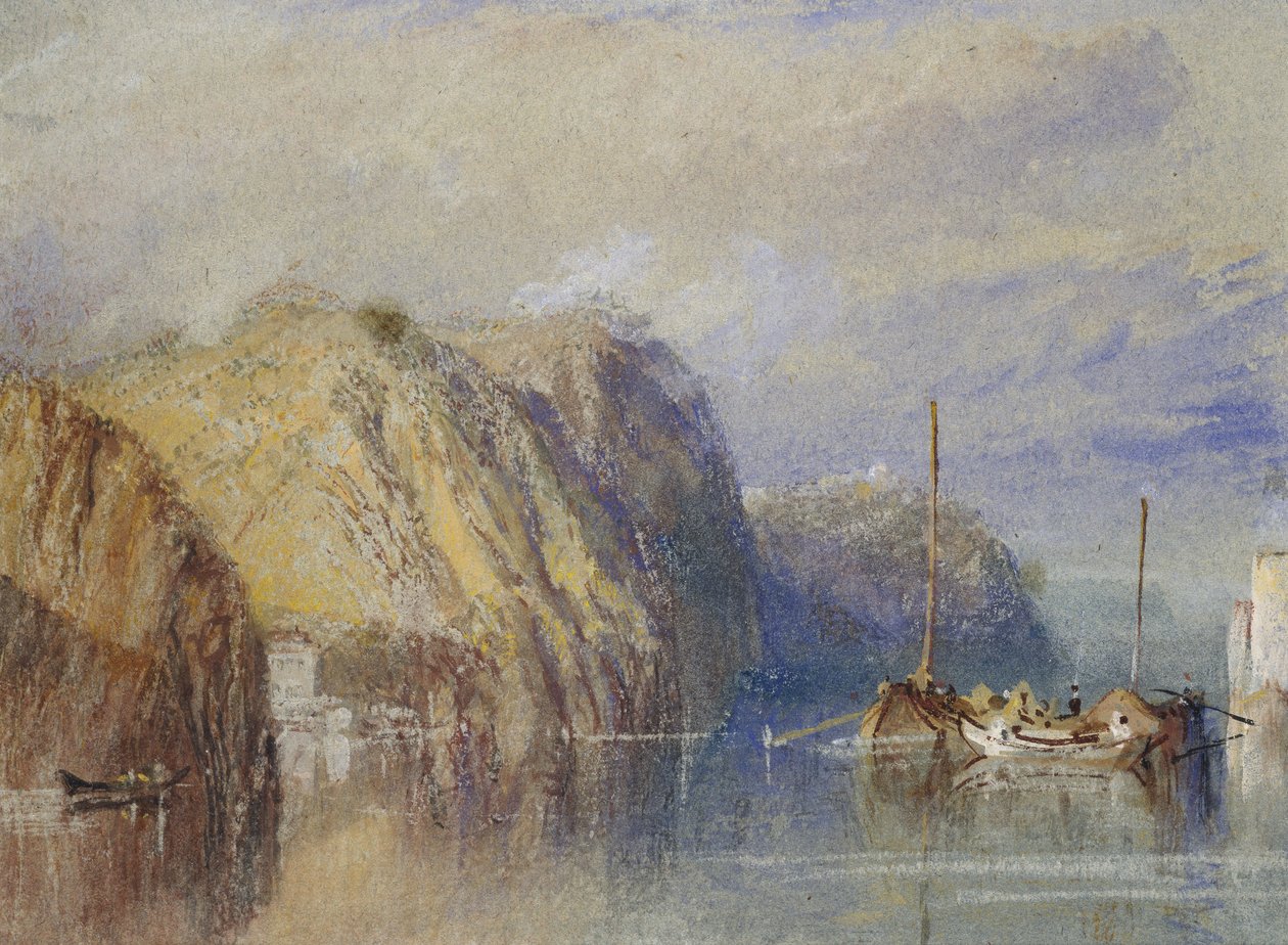 Entre Clairmont et Mauves, 1826 - 1830 - Joseph Mallord William Turner