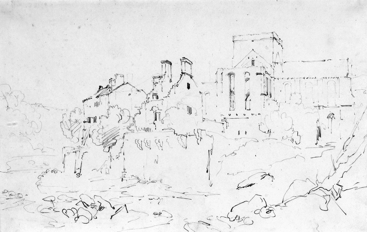 Prieuré de Brinkburn, Northumberland - Joseph Mallord William Turner