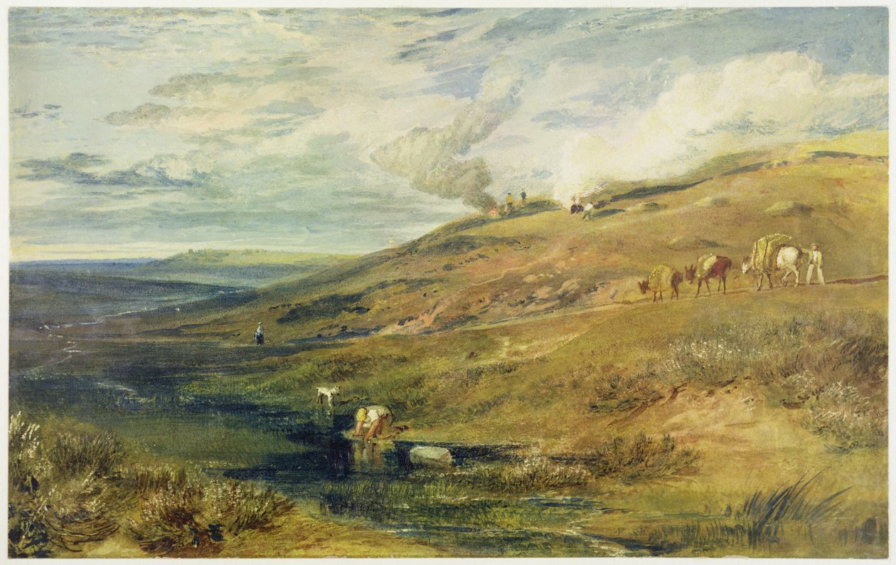 Dartmoor : La source du Tamar et du Torridge, vers 1813 - Joseph Mallord William Turner