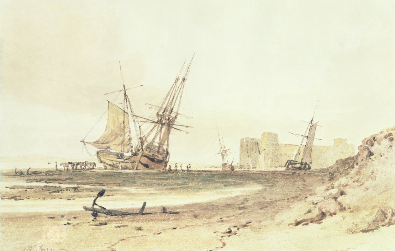 Château de Flint, Pays de Galles - Joseph Mallord William Turner