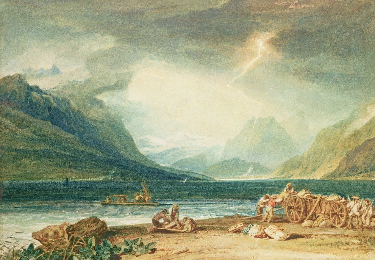 Lac de Thoune - Joseph Mallord William Turner