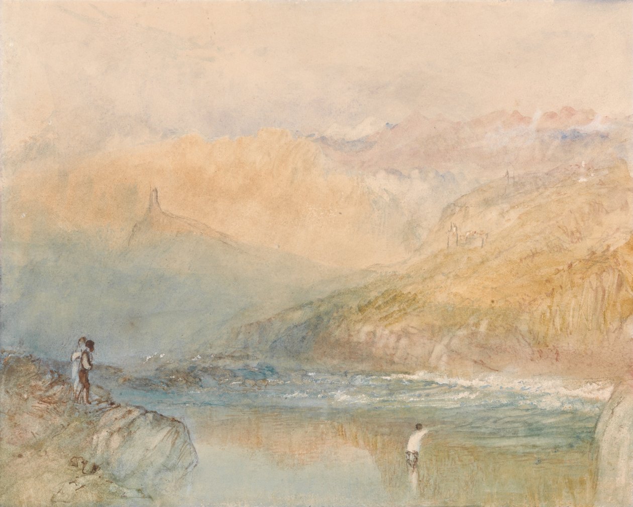 Sur la Moselle, près de Traben Trarbach - Joseph Mallord William Turner