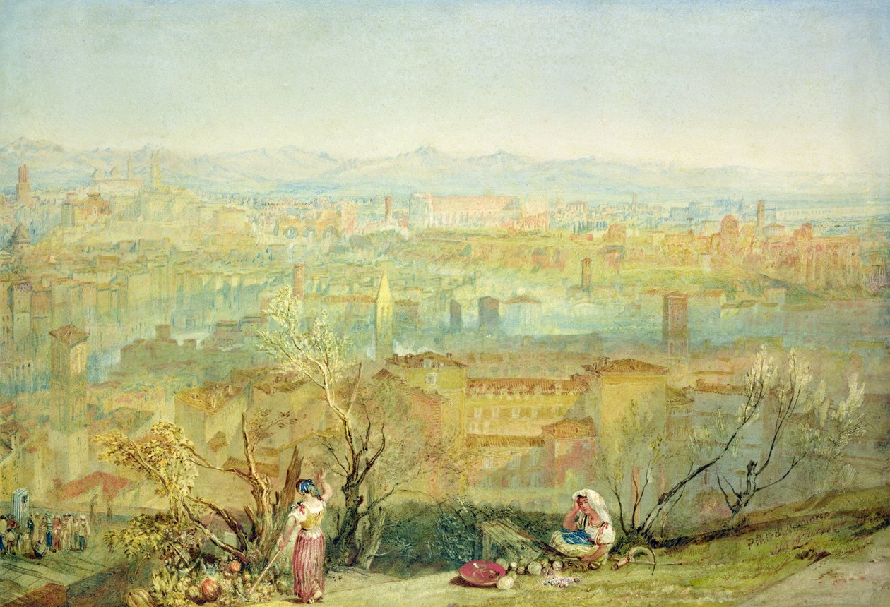 Rome depuis San Pietro - Joseph Mallord William Turner