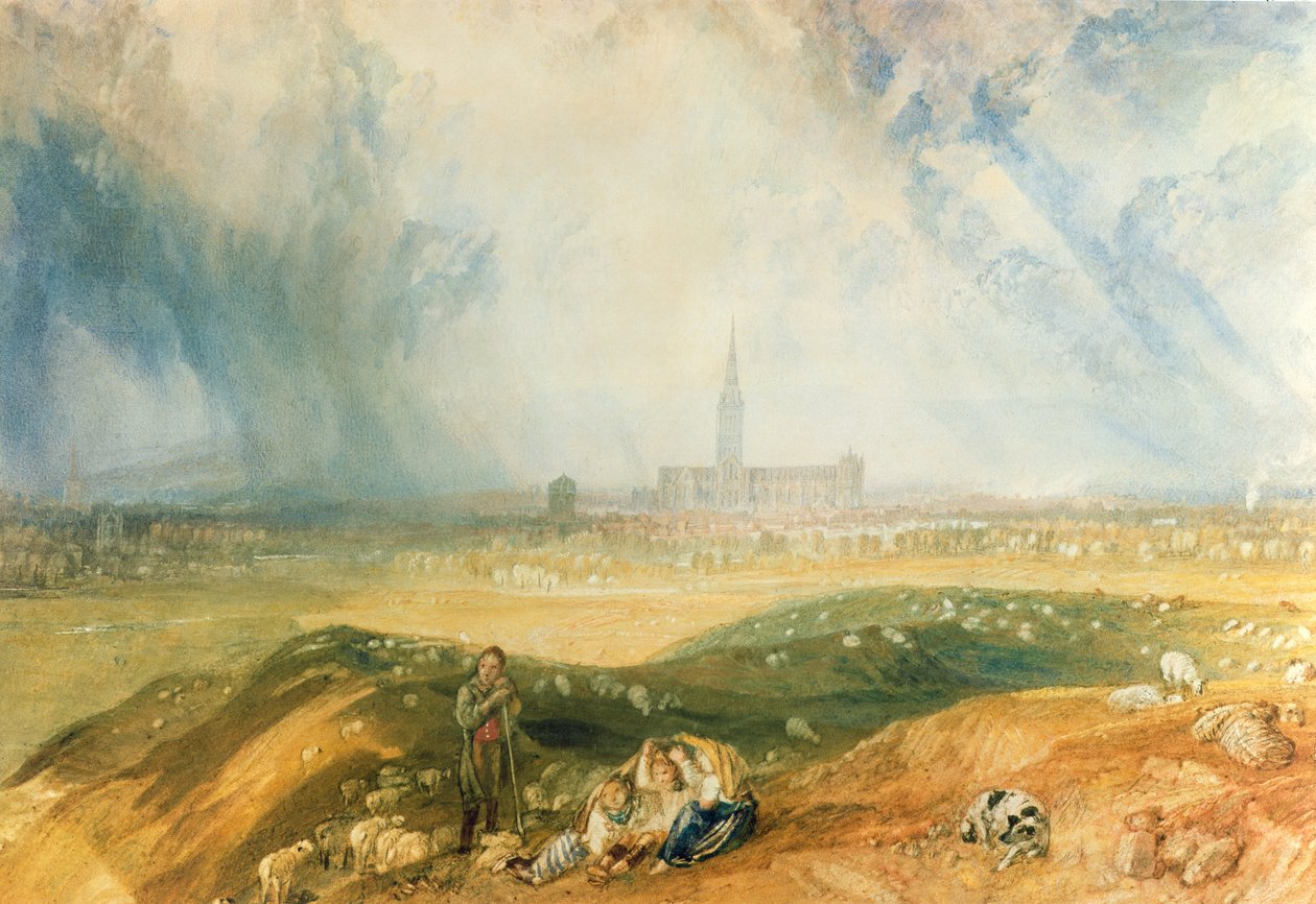 Cathédrale de Salisbury - Joseph Mallord William Turner