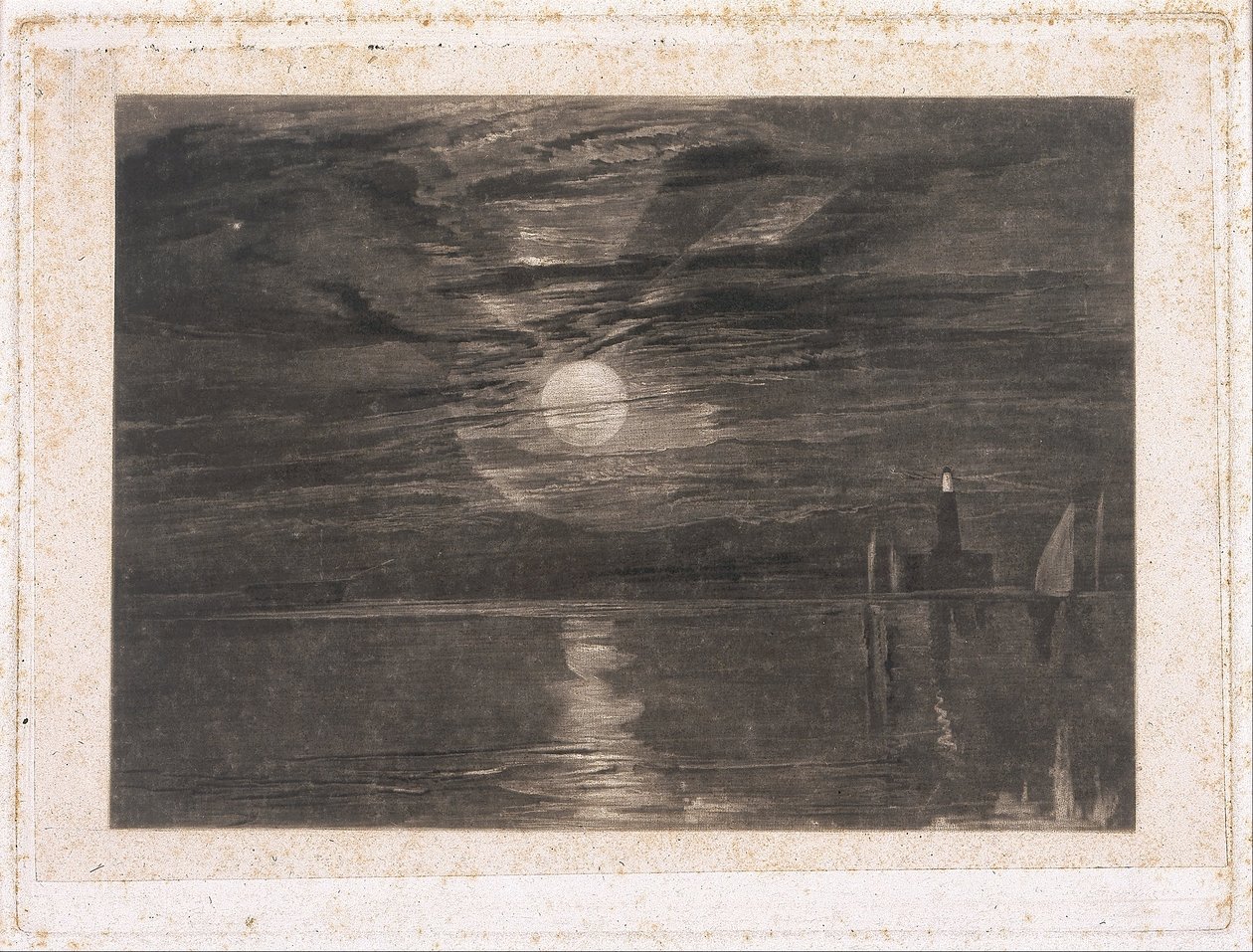 Phare de Shields - Joseph Mallord William Turner