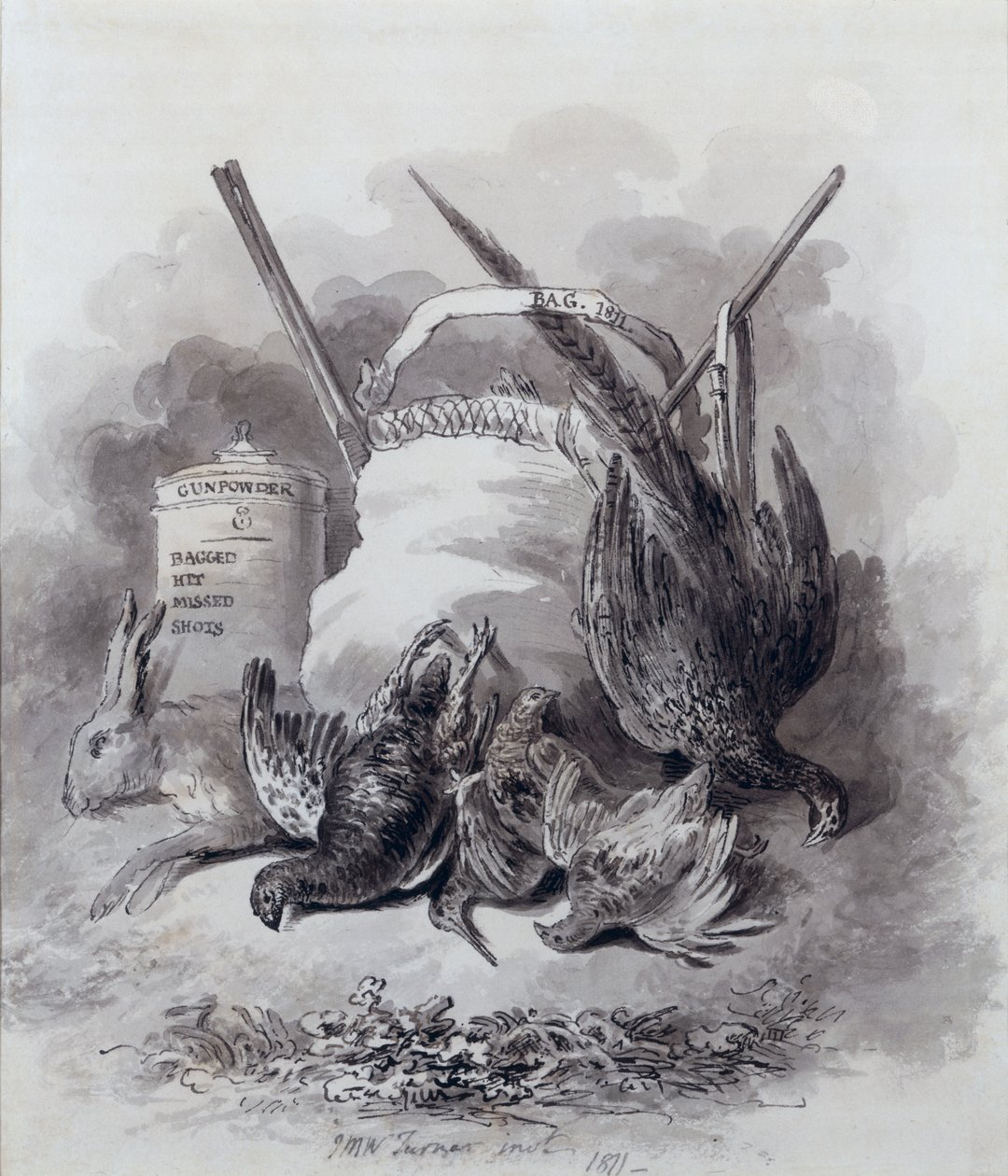 Étude pour un livre de jeux, 1811 - Joseph Mallord William Turner