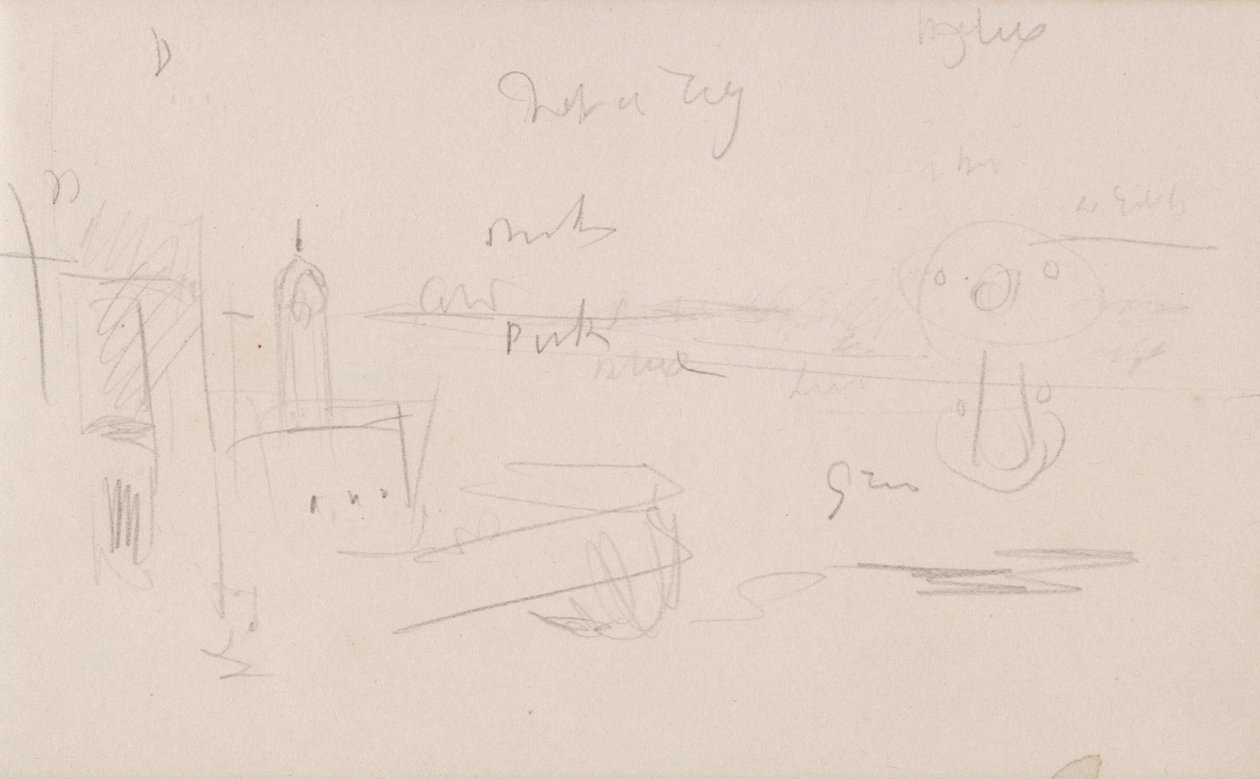 Le carnet de croquis du canal - Joseph Mallord William Turner
