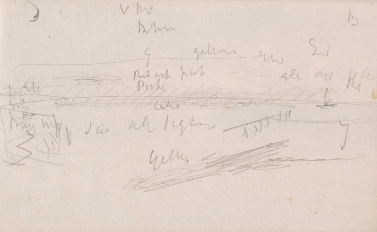 Le carnet de croquis du Channel - Joseph Mallord William Turner