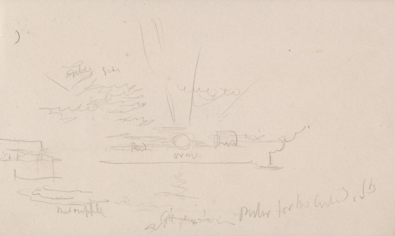 Le Carnet de croquis du Canal - Joseph Mallord William Turner