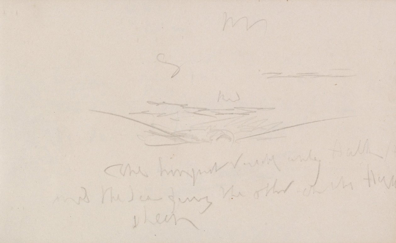 Le carnet de croquis du canal - Joseph Mallord William Turner