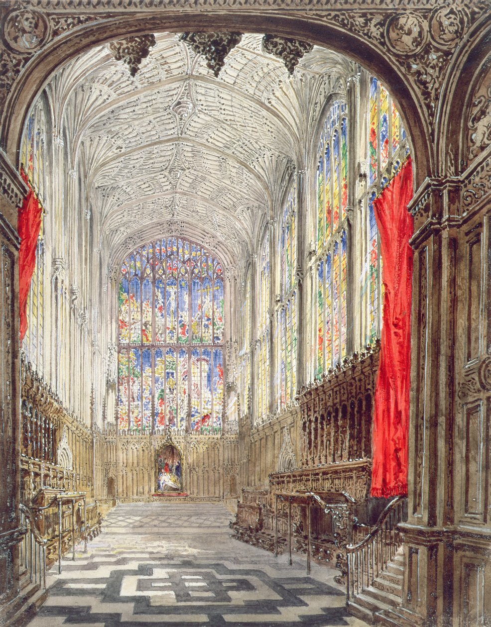 Intérieur de la chapelle du King