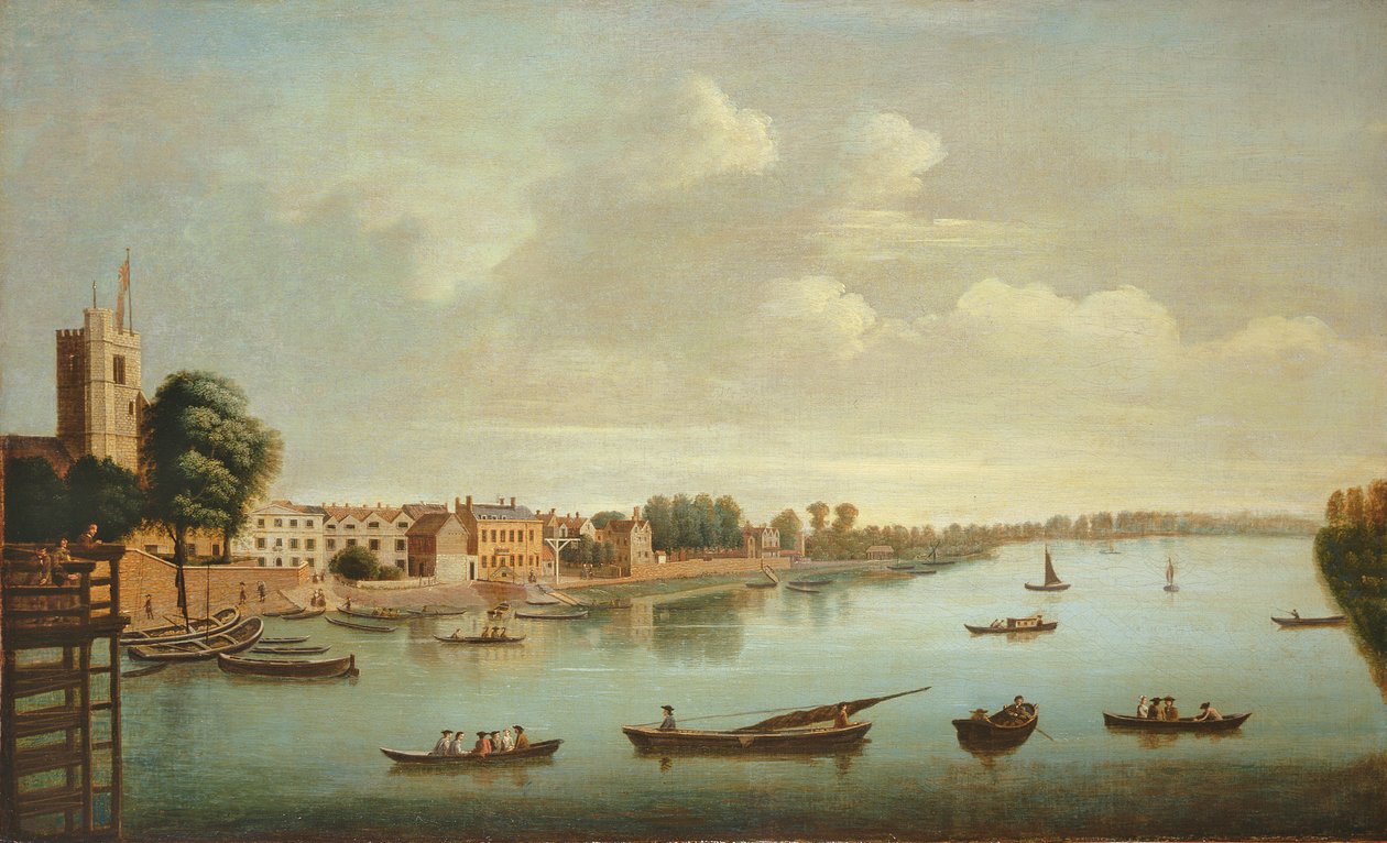 Vue de la Tamise depuis le pont de Putney - Joseph Nichols