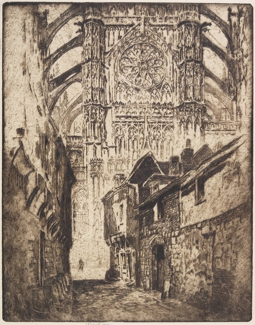 Rosace, Beauvais, 1907 - Joseph Pennell