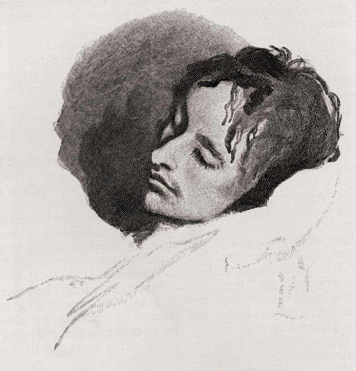 John Keats dans sa dernière maladie, de 