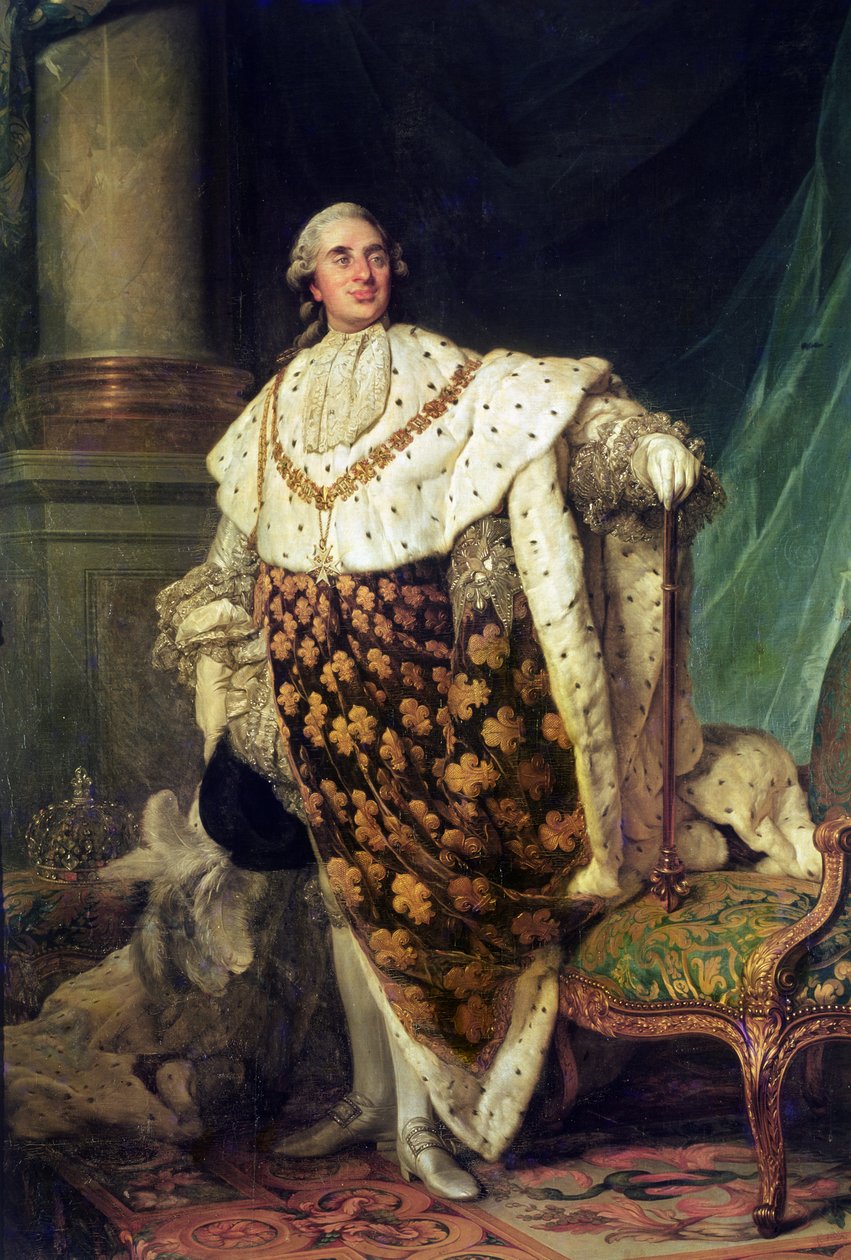 Portrait en pied de Louis XVI (1754-1793), roi de France et de Navarre - Joseph Siffred Duplessis