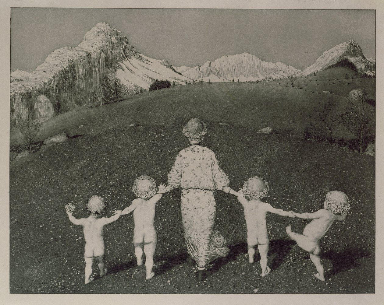 Quand le printemps arrive sur la montagne - Joseph Uhl