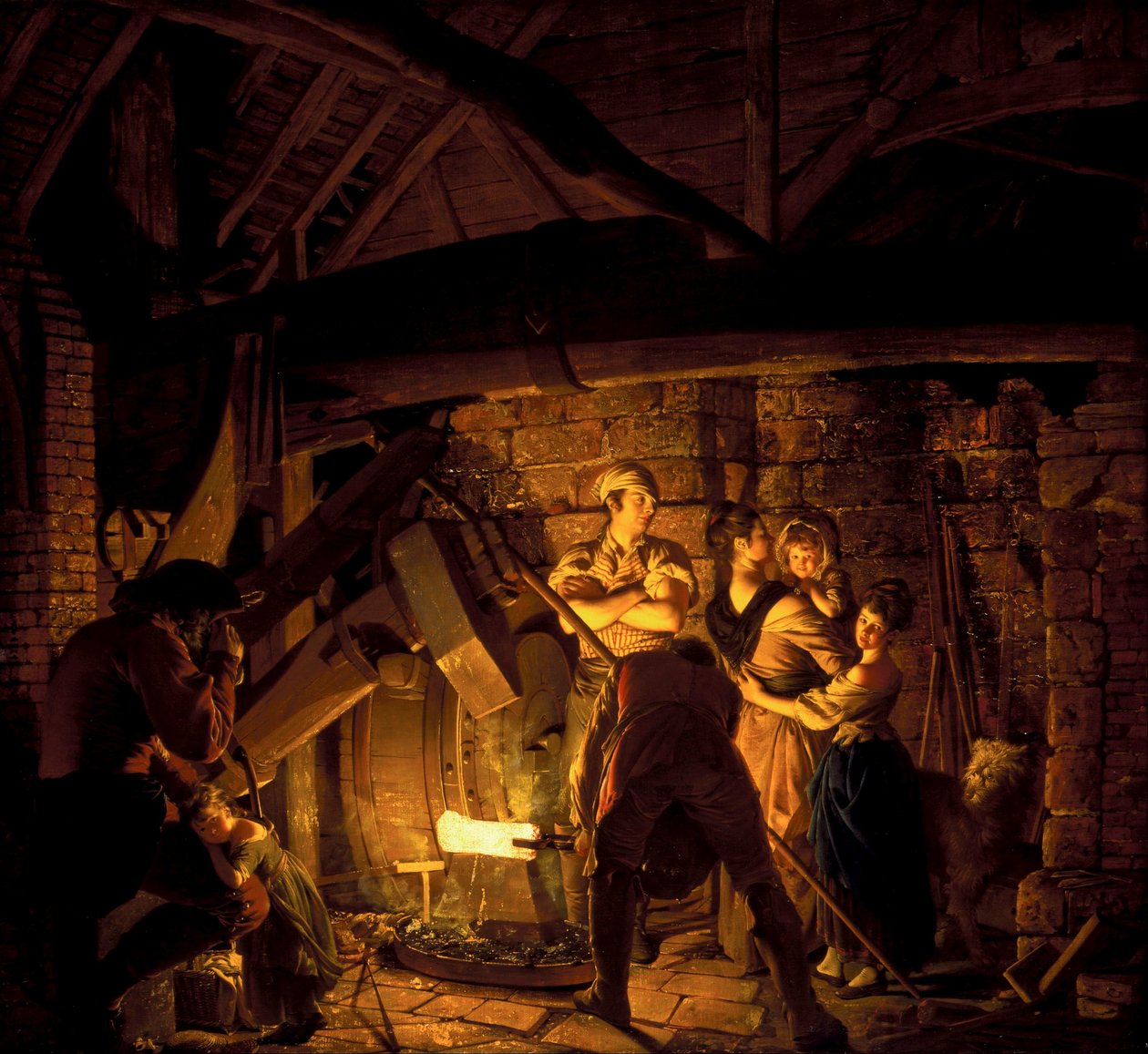 Une forge - Joseph Wright of Derby