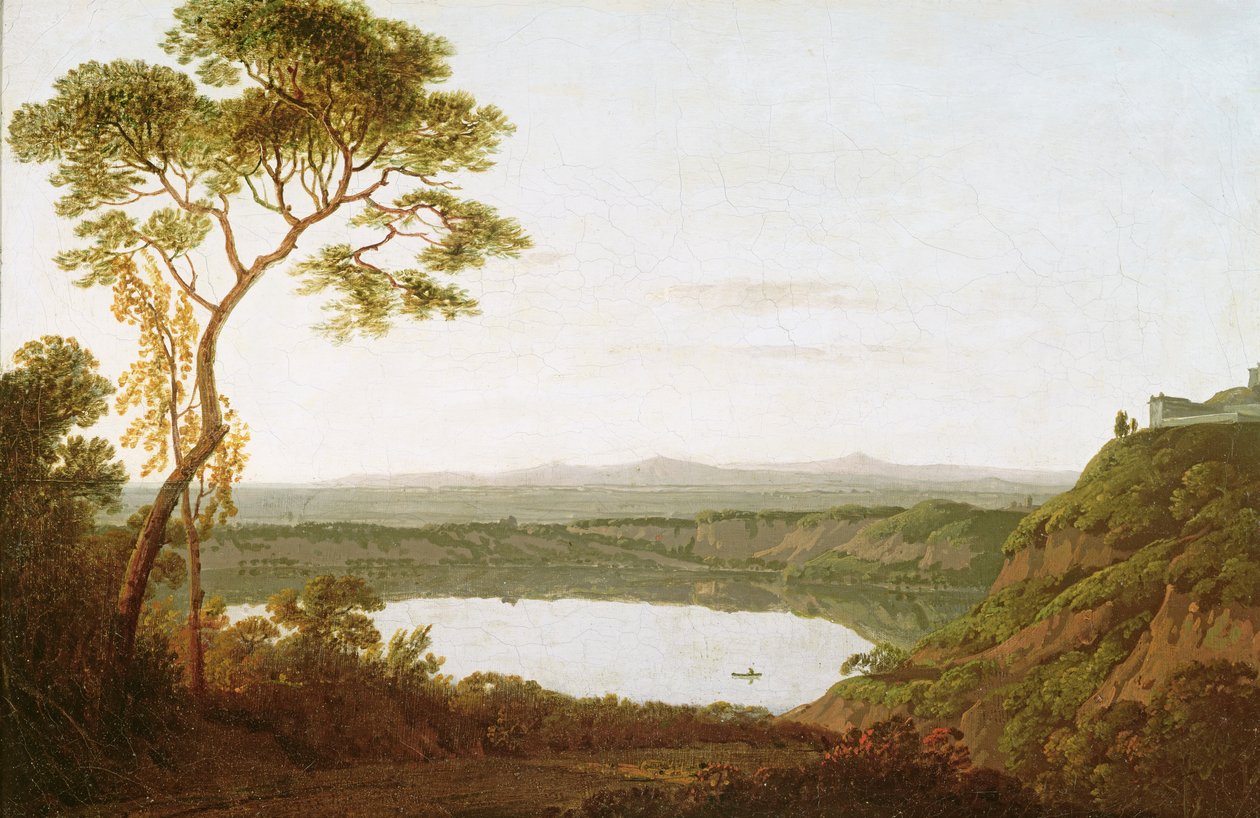 Lac Albano, vers 1790-92 - Joseph Wright of Derby