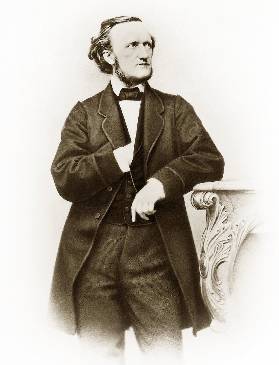 Portrait de Richard Wagner (1813-1883), compositeur allemand photo de Joseph Albert (1825-1886) - Joseph Albert