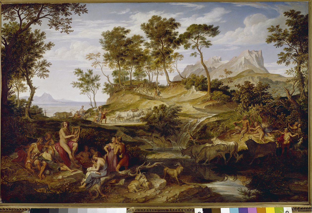 Apollon parmi les bergers thessaliens - Joseph Anton Koch