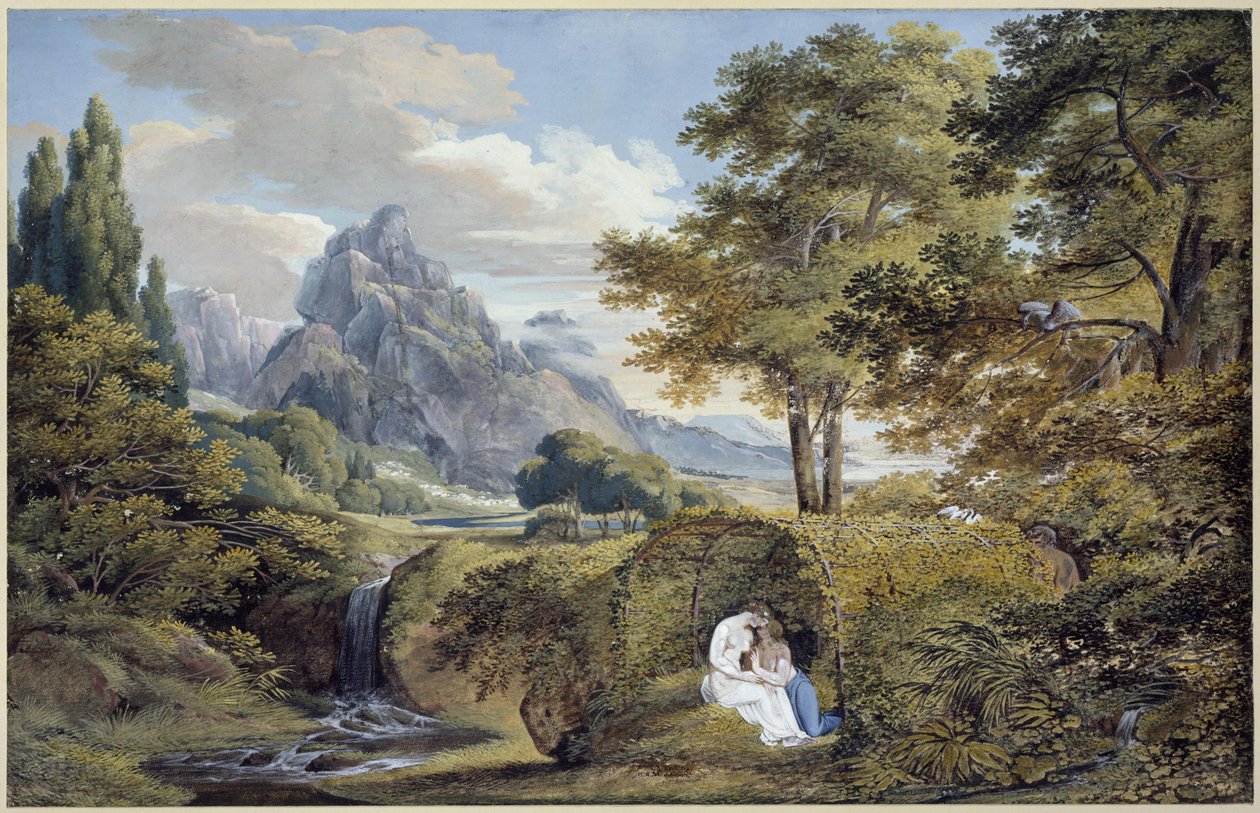 Paysage arcadien - Joseph Anton Koch