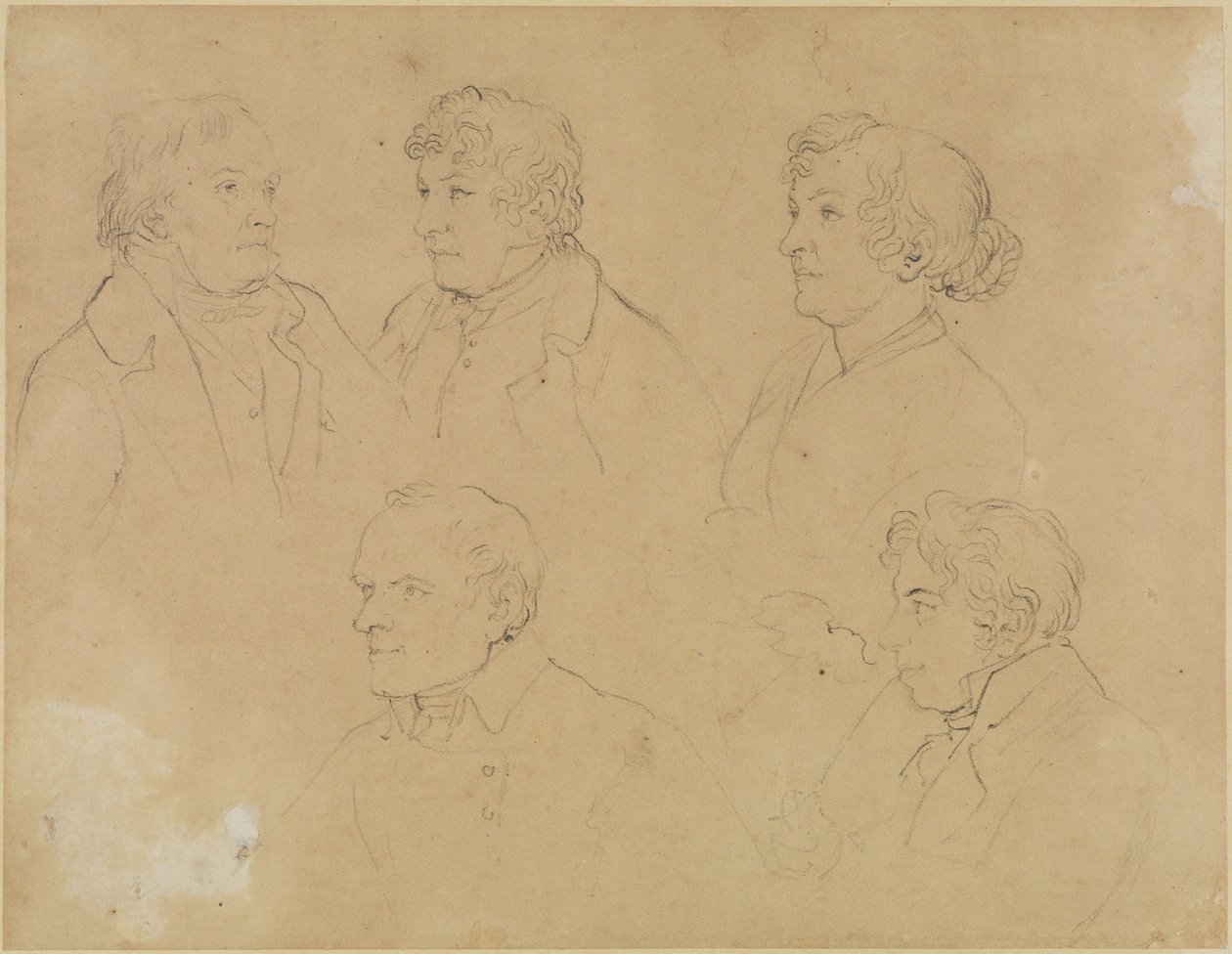 Cinq portraits - Joseph Anton Koch
