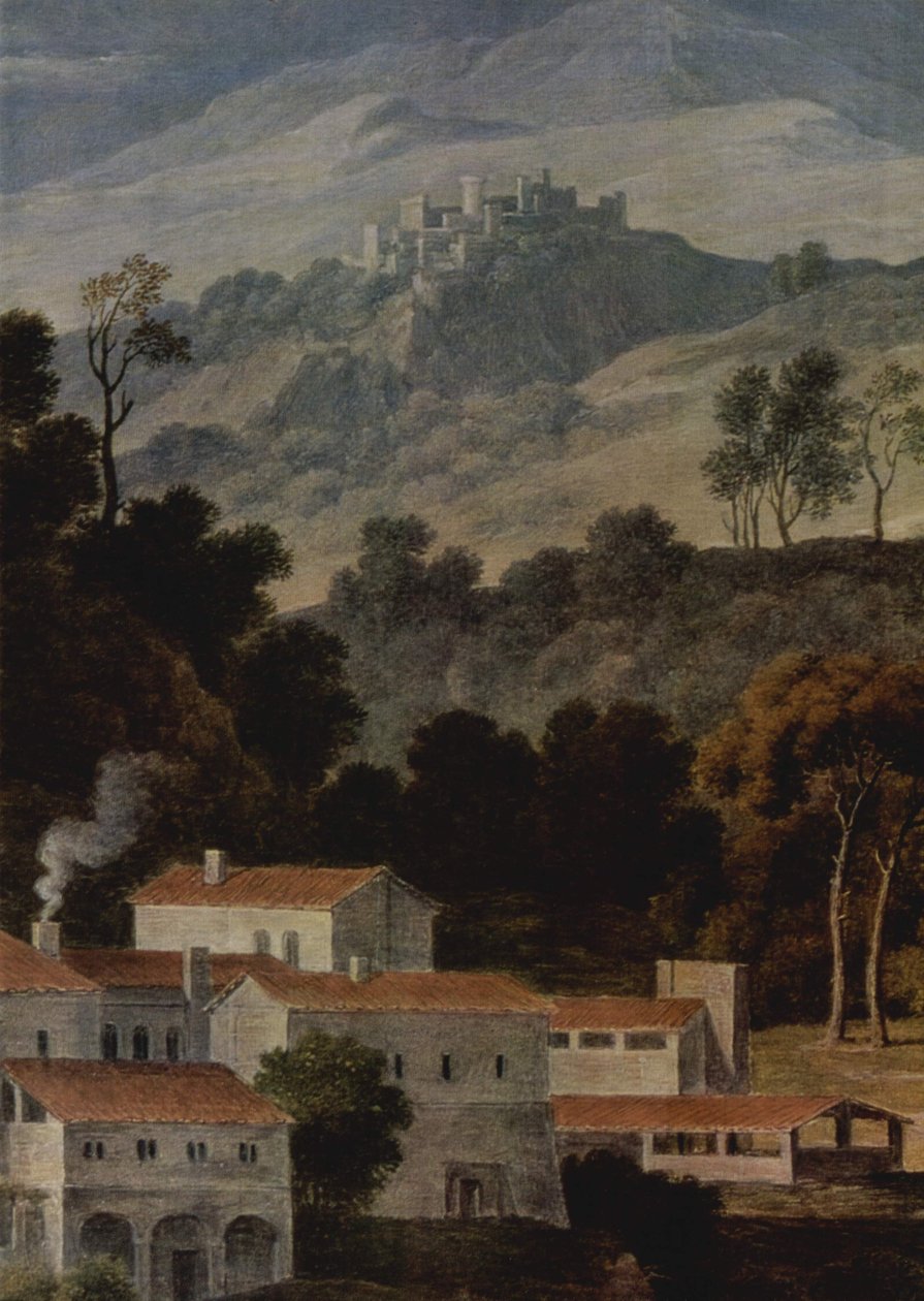 Allemand : Das Kloster San Francesco im Sabinergebirge bei Rom Monastère de San Francesco di Civitella dans les Monts Sabins - Joseph Anton Koch