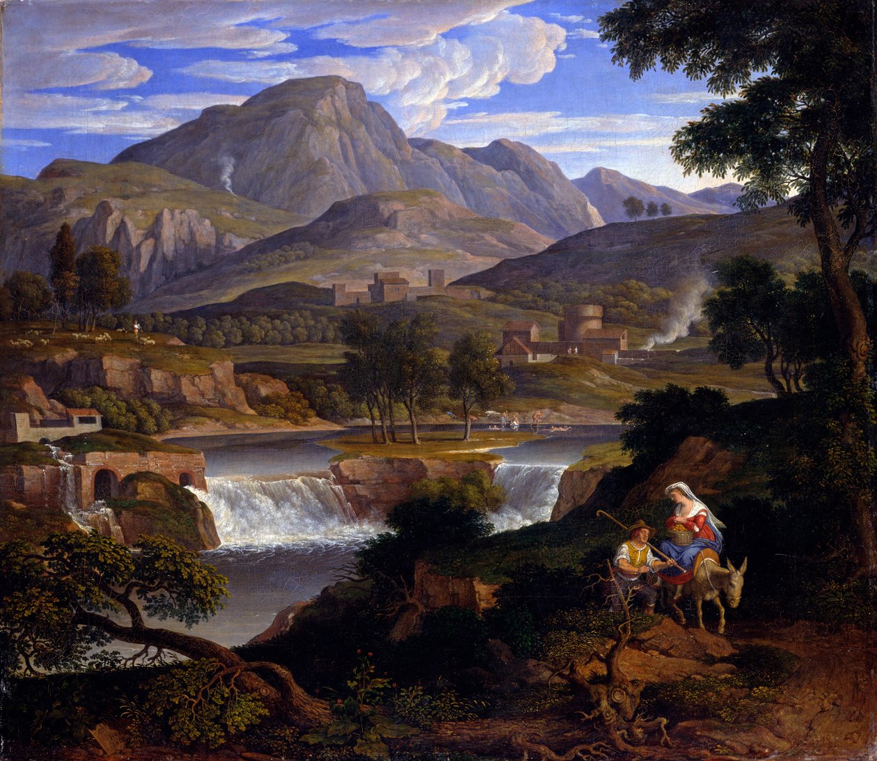 Paysage avec figures bibliques - Joseph Anton Koch