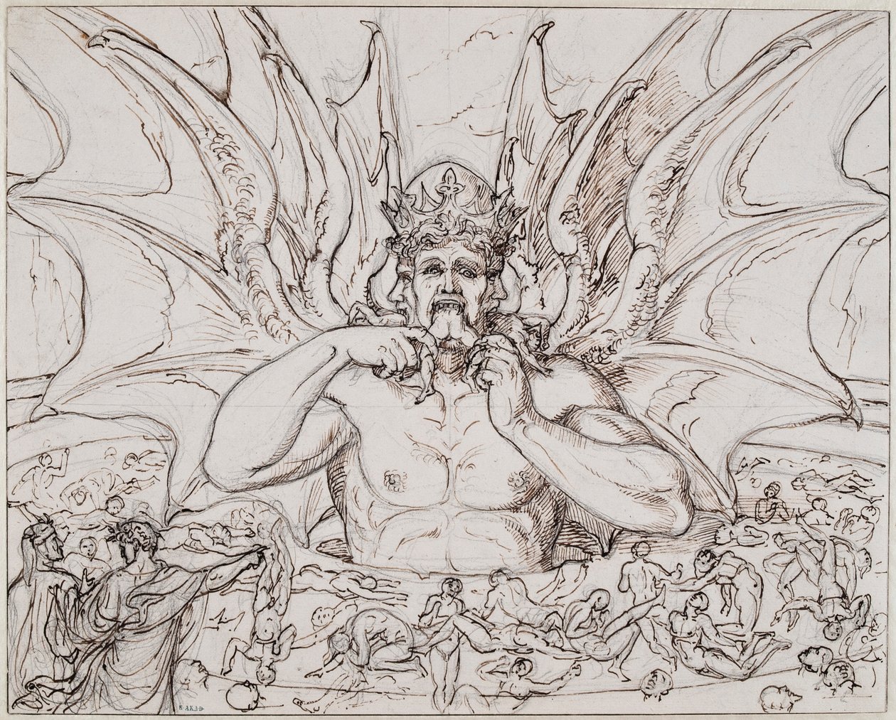 Lucifer au centre de l