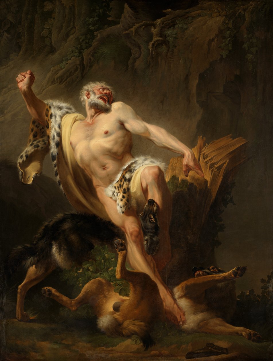 Milon de Crotone - Joseph Benoît Suvée