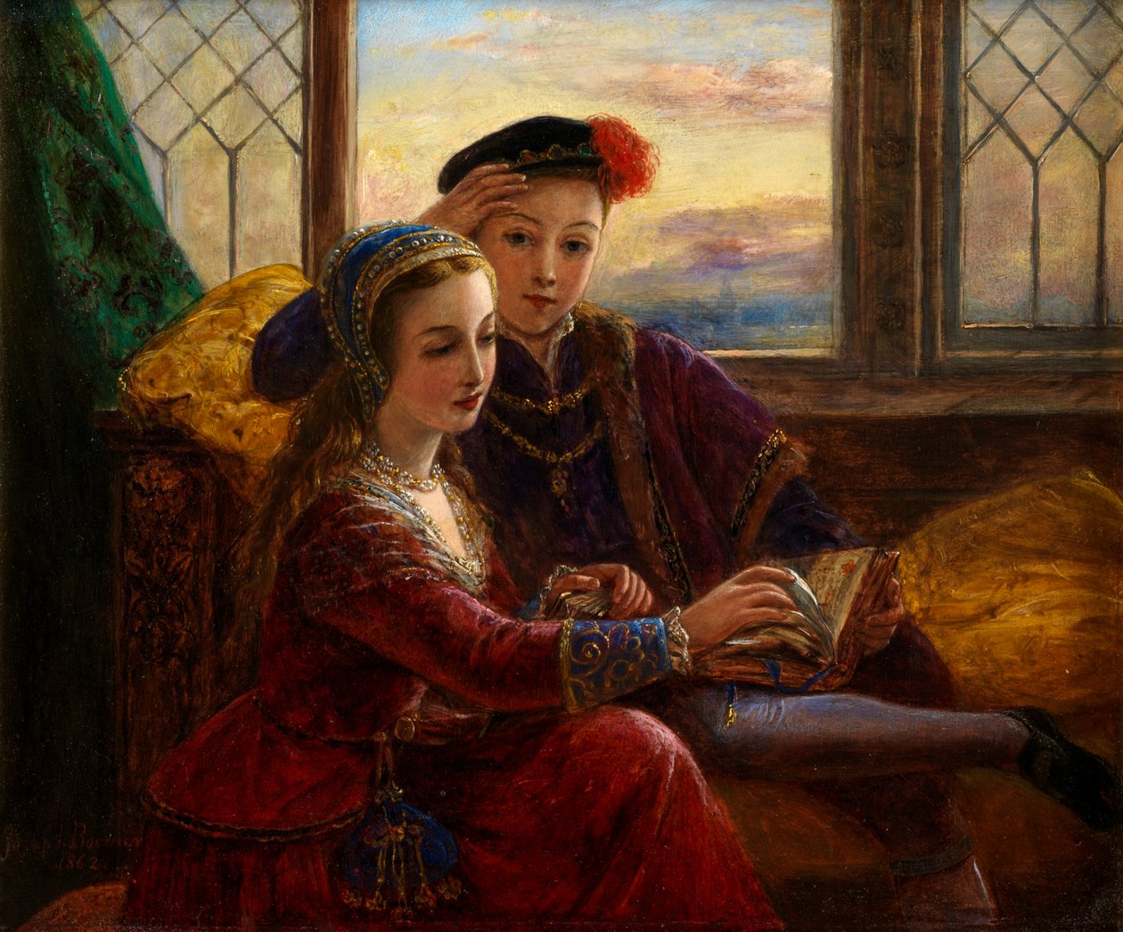 Édouard VI et Lady Jane Grey - Joseph Bouvier