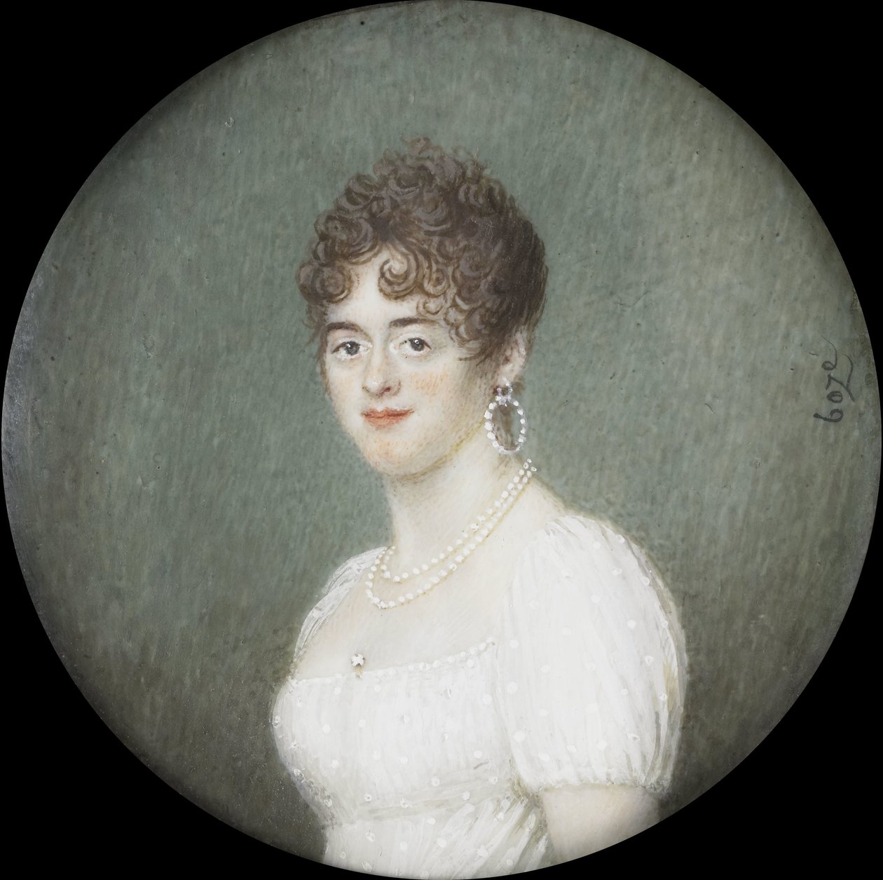 Portrait de Cornelia Pull (d 1809). Épouse de Gerrit Jan van Houten - Joseph Boze
