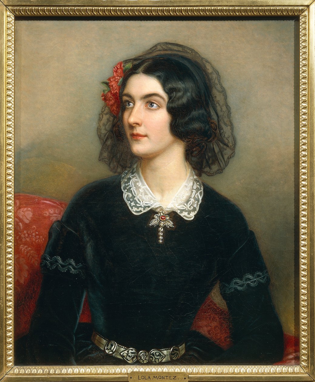 Portrait de Maria Dolores Elisa Gilbert, connue sous le nom de Lola Montez - Joseph Carl Stieler