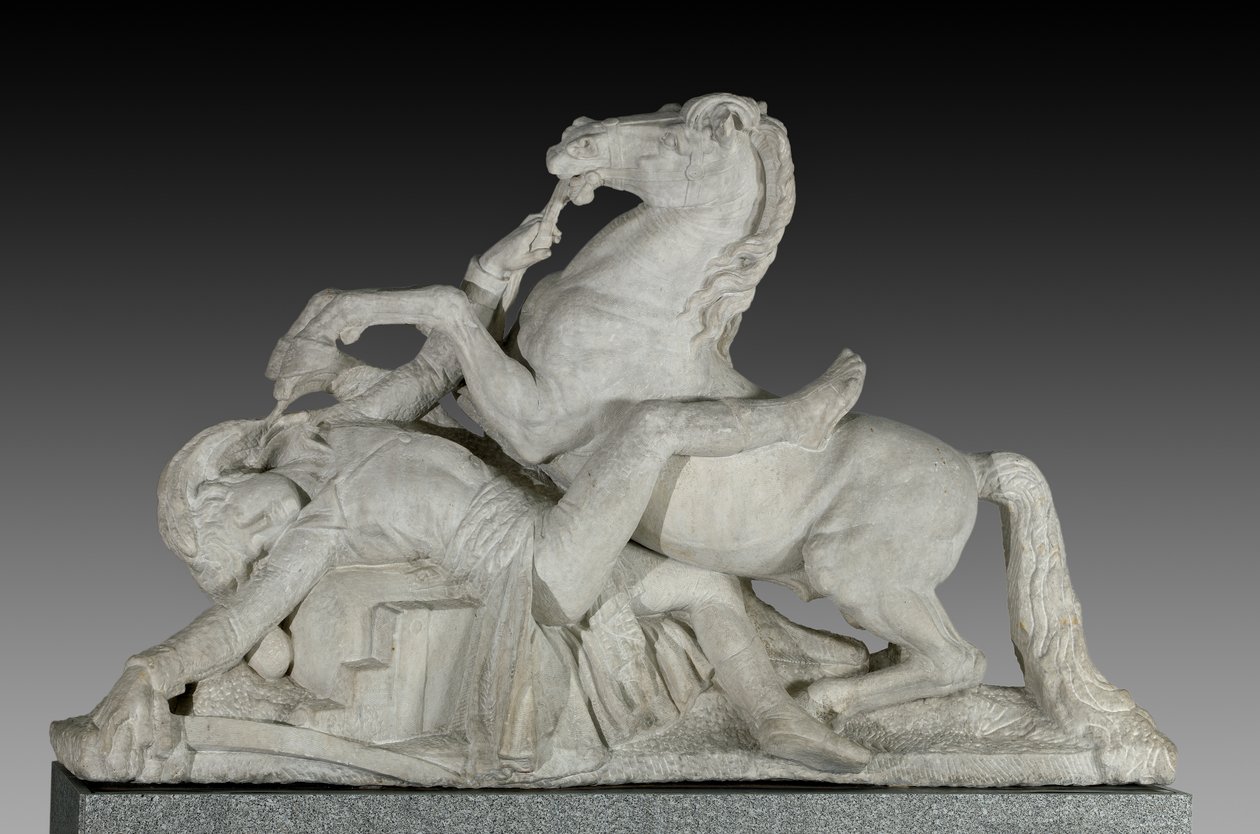 La mort du général Louis Charles Antoine Desaix à la bataille de Marengo le 14 juin 1800 - Joseph Chinard