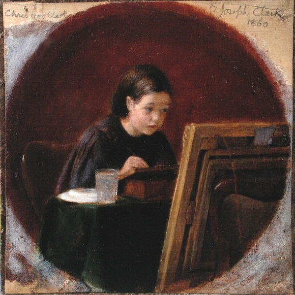 Portrait de Christina Mary Clark, vers 1860 - Joseph Clark
