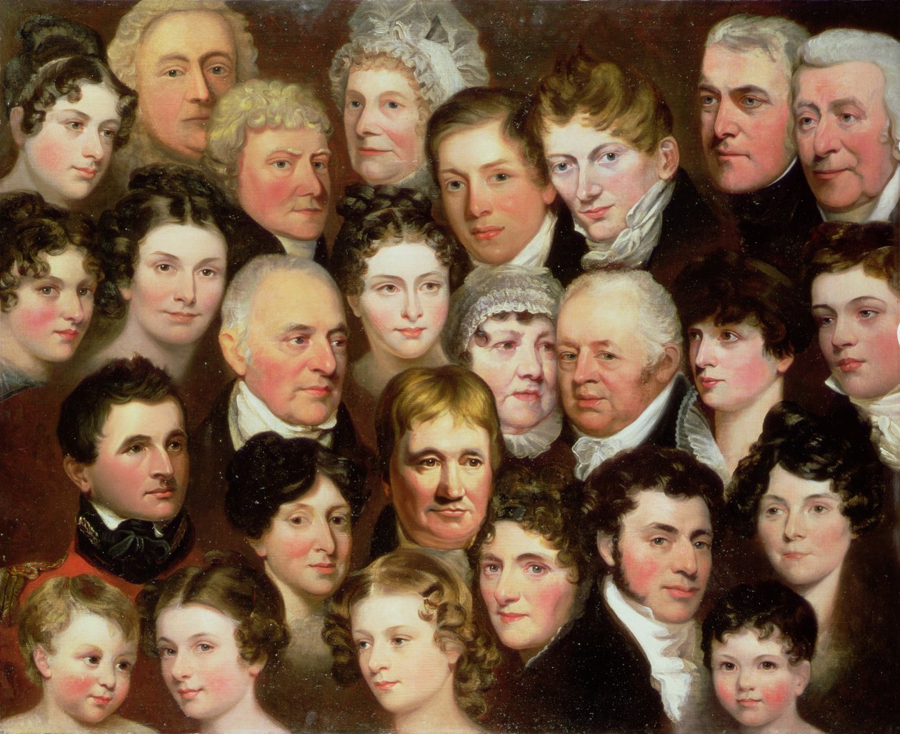 La famille Harvey de Norwich, vers 1820 - Joseph Clover