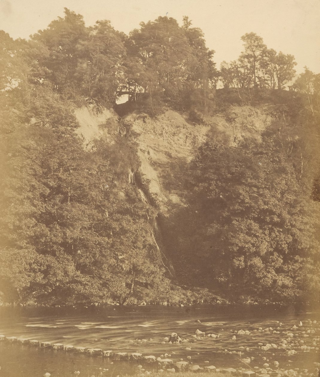 Bolton Priory. Les pierres de gué - Joseph Cundall