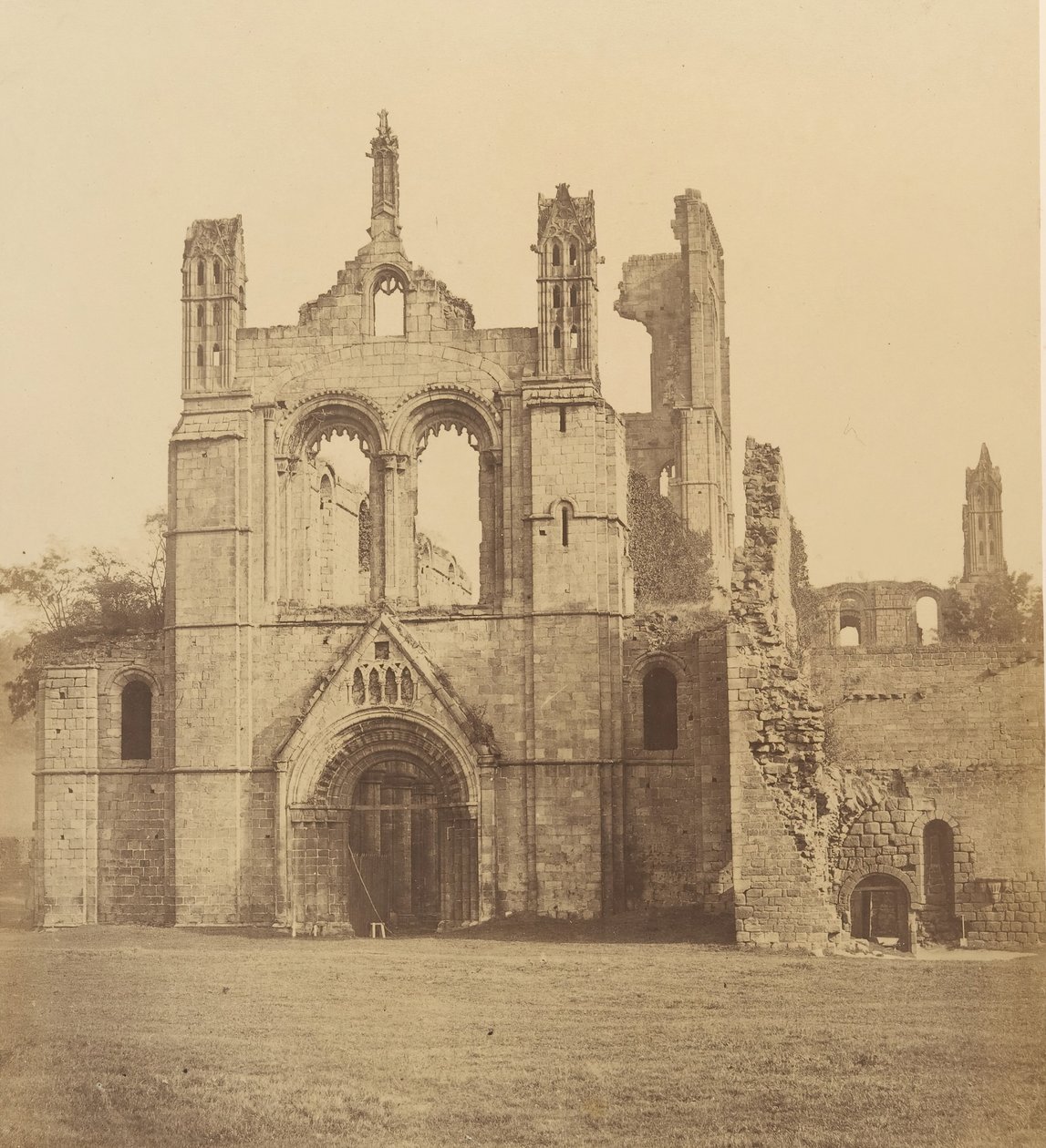 Abbaye de Kirkstall. Vue de l