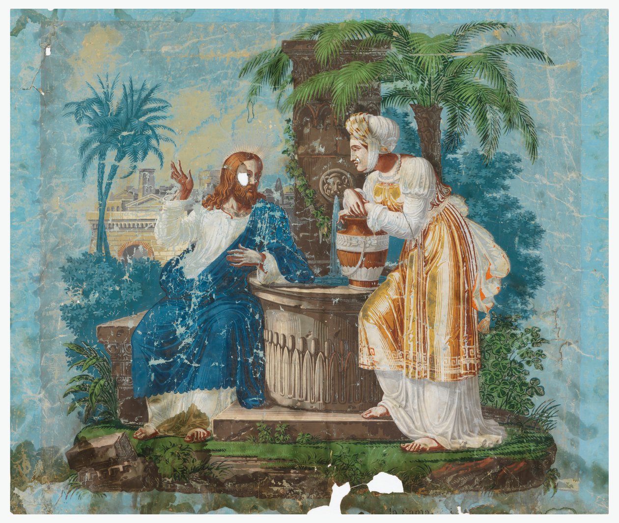 Le Christ et la femme de Samarie - Joseph Dufour et Cie.