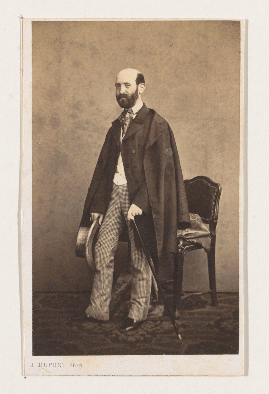 Portrait du peintre Bodin, en pied - Joseph Dupont