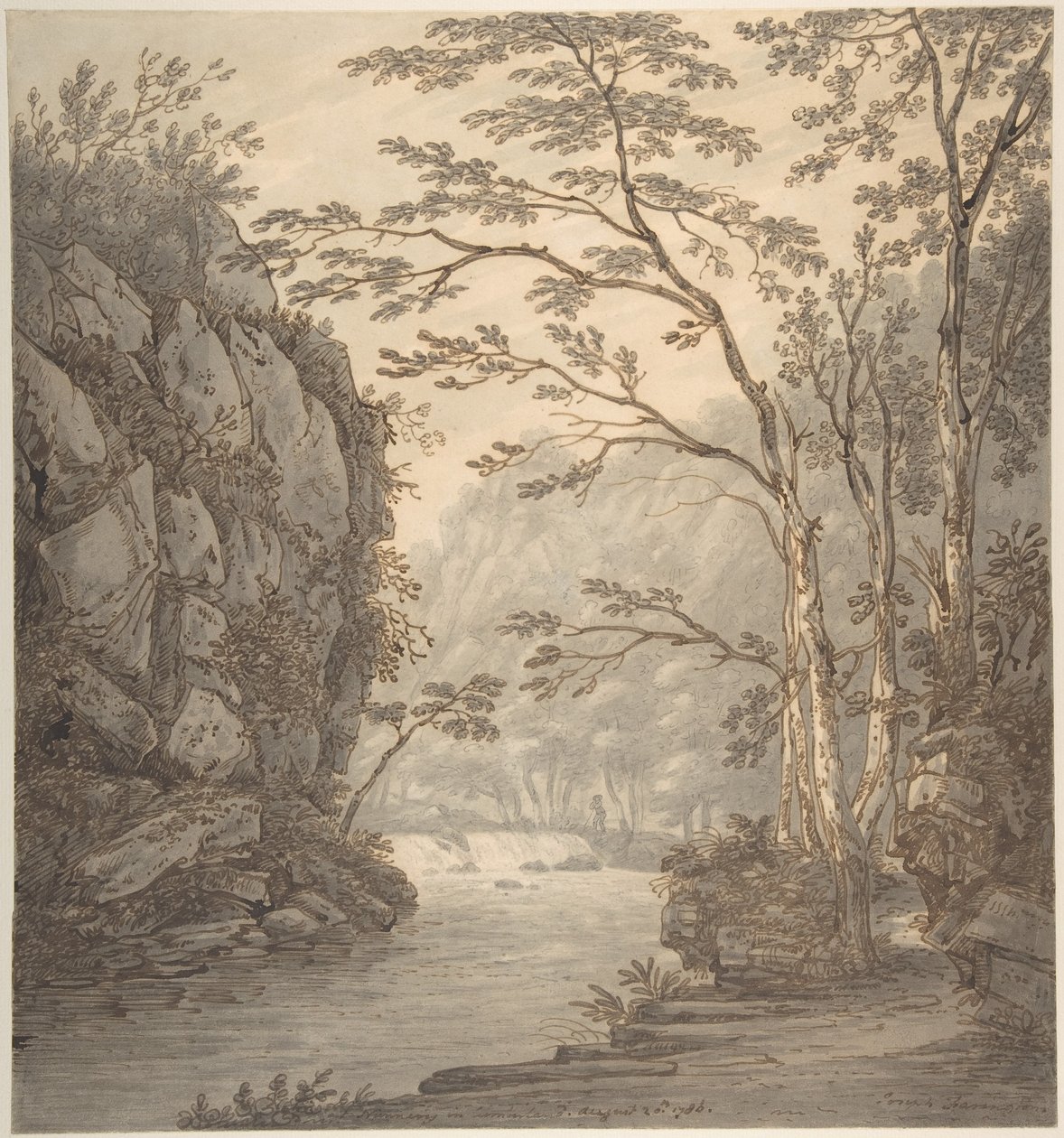 Dans un couvent de religieuses dans le Cumberland - Joseph Farington