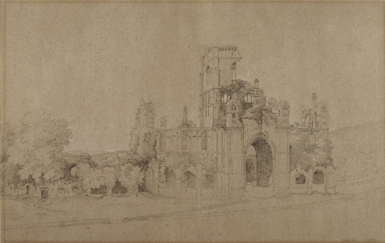 Abbaye de Kirkstall - Joseph Farington