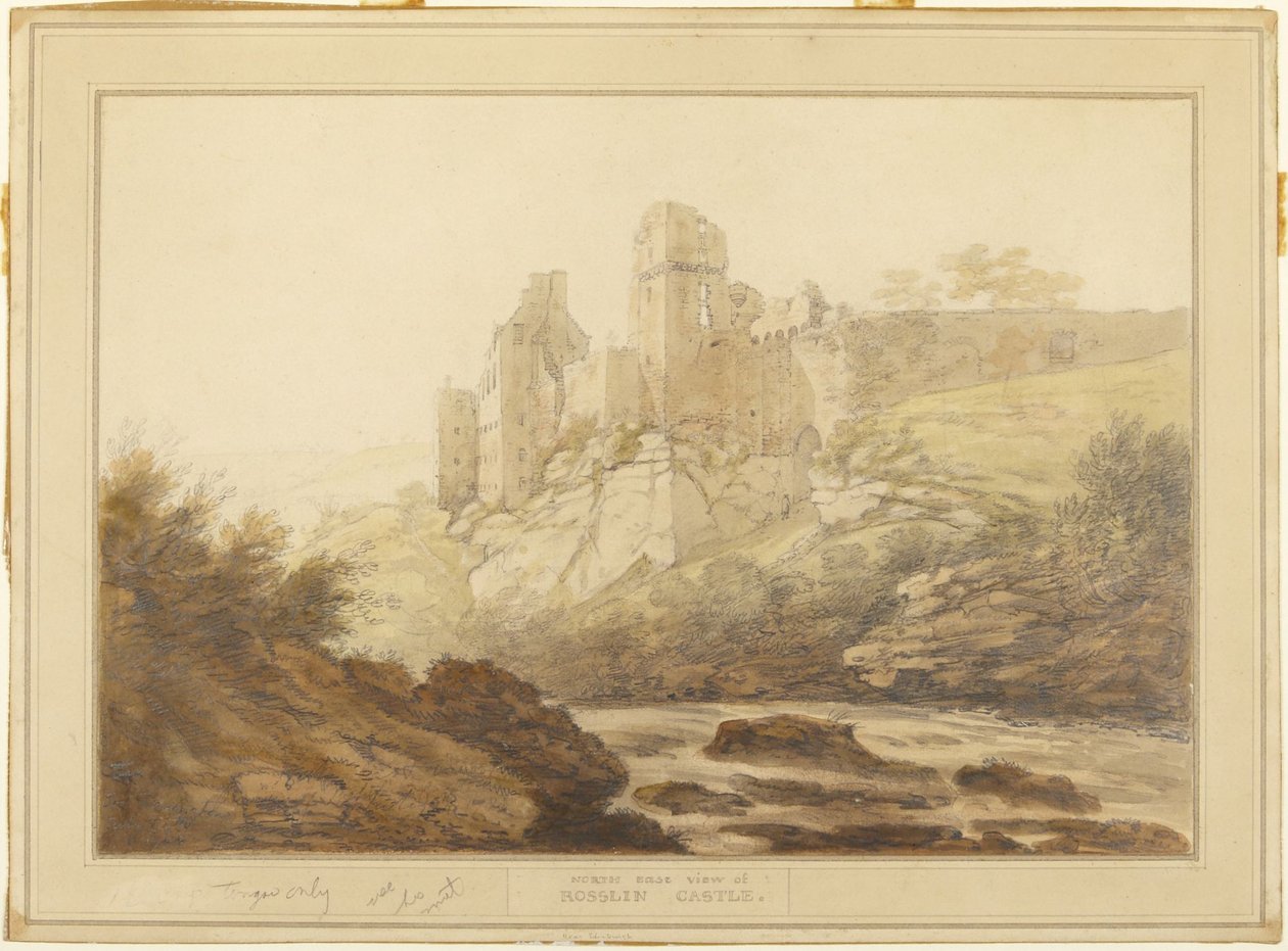 Le château de Rosslyn - Joseph Farington