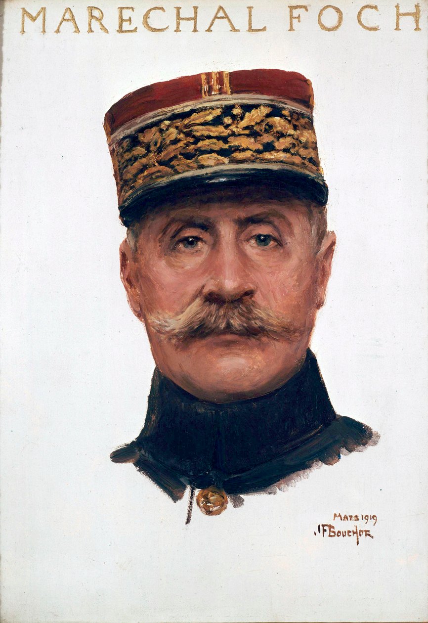 Portrait du maréchal Ferdinand Foch - Joseph Felix Bouchor