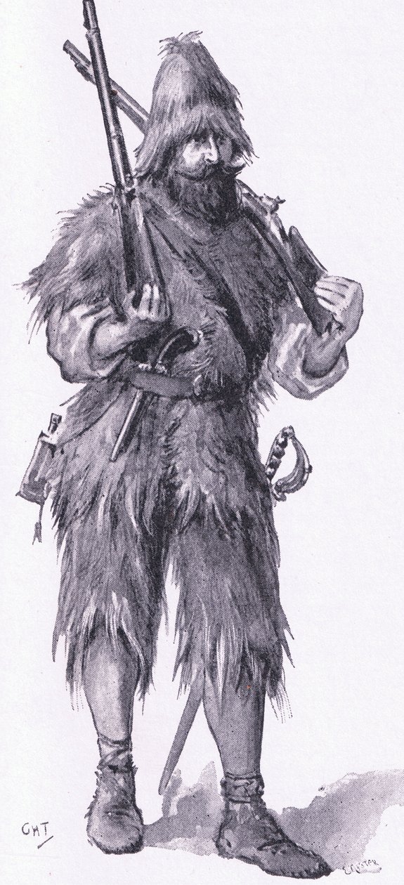 Ma silhouette était en effet très féroce (lithographie) - Joseph Finnemore