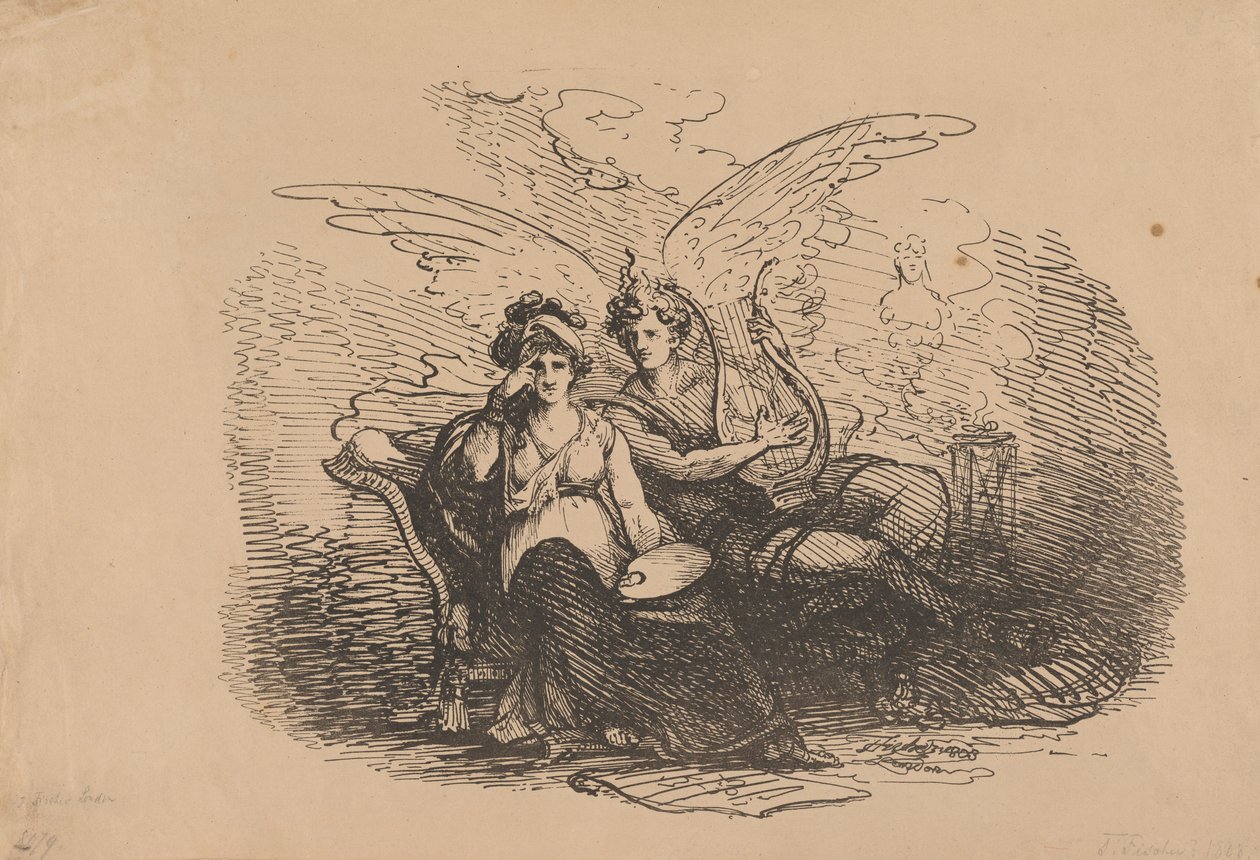 La Personnification de la Peinture et de la Musique - Joseph Fischer