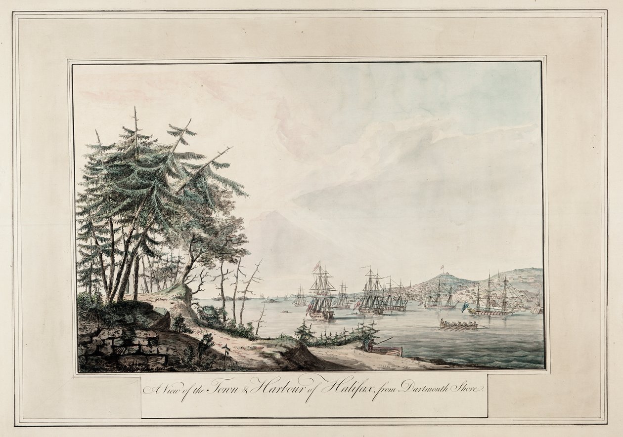 Vue de la ville et du port d
